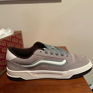 Vans Gray and White Athletic Shoes